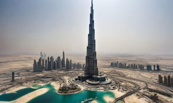 Burj Khalifa hautnah