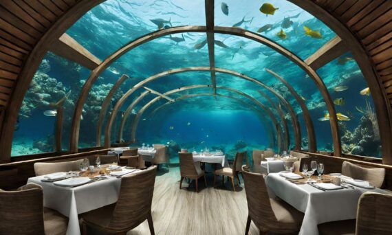 Unterwasser-Restaurants Erlebnis