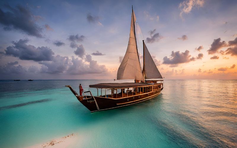 Malediven Bootsfahrt