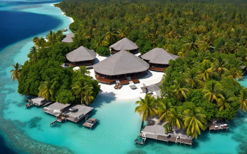 Malediven Flora und Fauna ein Paradies