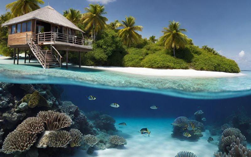 Malediven Flora und Fauna - Unterwasserwelt