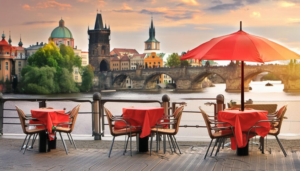 Cafe in Prag